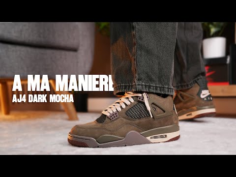 A Ma Maniere Air Jordan 4 Dark Mocha Review & On Feet
