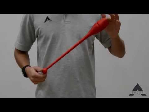 Gymnastikkøller 41 cm Rød