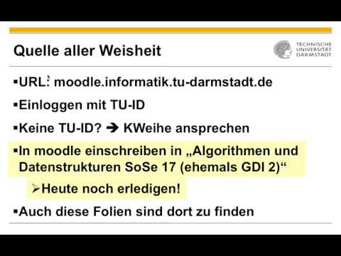 Vorlesung 01 - 2017 04 18