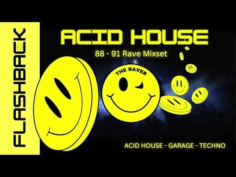 #acidhouse Flashback Acid House - Oldskool Rave 1988 - 91, Acid House, Techno, Garage