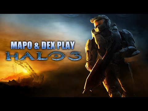 Mapo & Dex Play Halo 3! Dex's First Playthrough | Co-op Campaign Marathon [Part 1]
