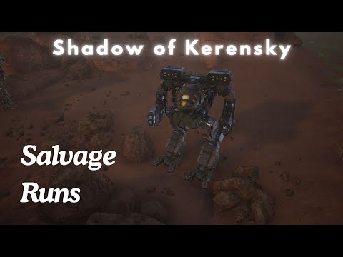 Clan tech salvage run - Mechwarrior 5 Mercenaries - Shadow of Kerensky