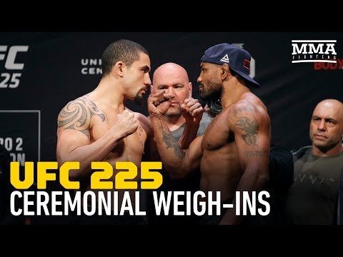 UFC 225 Ceremonial Weigh-In Highlights - MMA Fighting