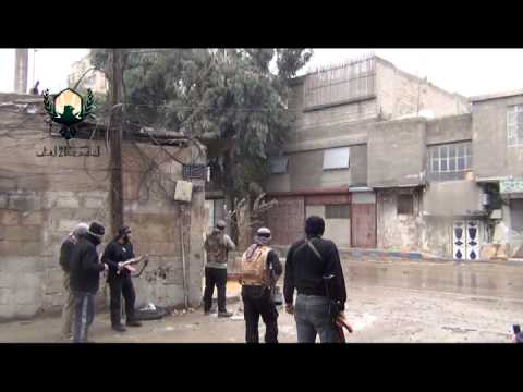 اشتباكات بين كتيبة الناصر صلاح الدين وقوات النظام في محيط إدارة الدفاع الجوي في المليحة في ريف دمشق