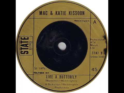 UK New Entry 1975 (212) Mac And Katie Kissoon - Like A Butterfly