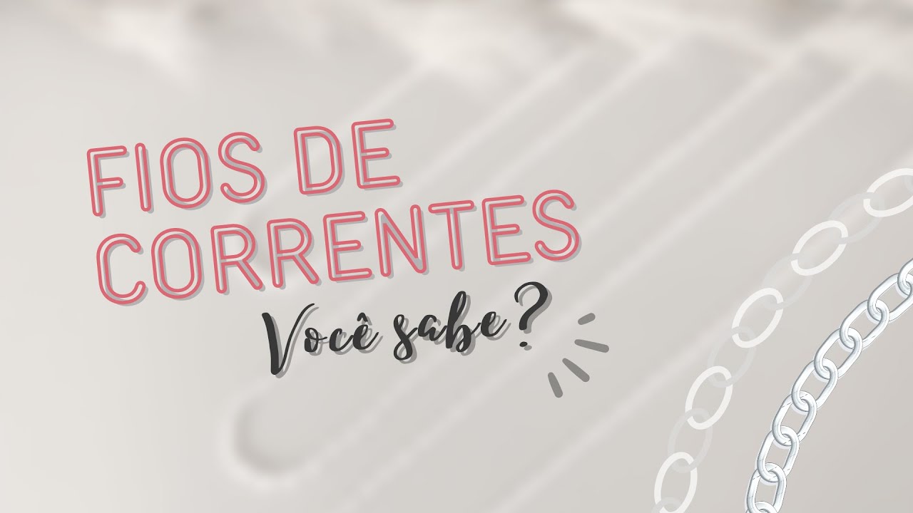 NOMES DAS CORRENTES MAIS VENDIDAS!!