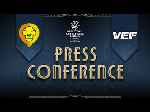 Patrioti Levice v VEF Riga - Press Conference | #BasketballCL 2025-26