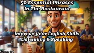 Learn English: Essential Sentences about Restaurant in English | Improve Your English