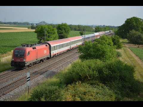 Rheintalbahn am 24.06.17 Teil 1 - "Bunter Verkehr in Hügelheim"