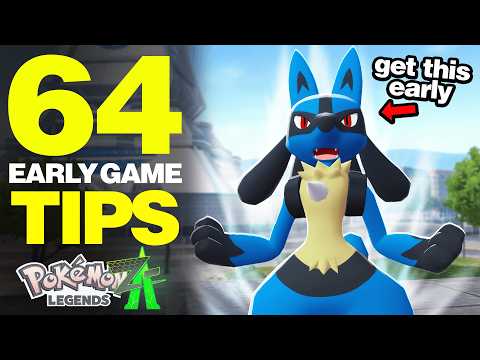 64 EARLY Game Tips You Must Know (Pokemon Legends Z-A)