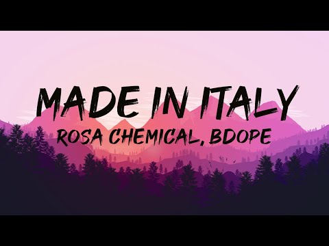Rosa Chemical, Bdope - MADE IN ITALY (Testo/Lyrics)| Mix Rocco Hunt,Boomdabash, Paola & Chiara