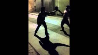 West Side #Chiraq Hood Fight: brass knuckles vs fist