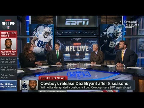Cowboys Release Dez Bryant | NFL Live | Apr 13, 2018