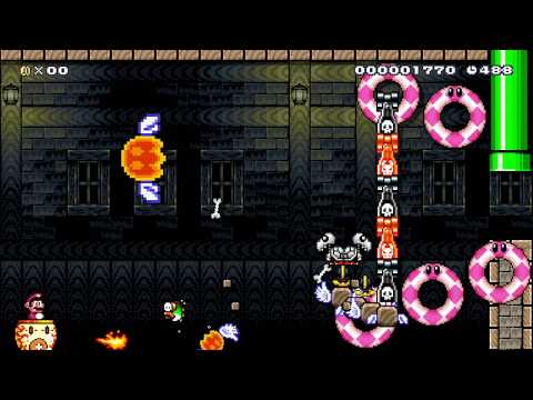 M-TYPE [STAGE 4] by Myuu ~ WORLD RECORD! - SUPER MARIO MAKER - NO COMMENTARY 1ax