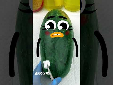 Tiny Watermelons From a Cucumber? MIND BLOWN! 😂 #doodles #animation #cartoon #GOODLAND