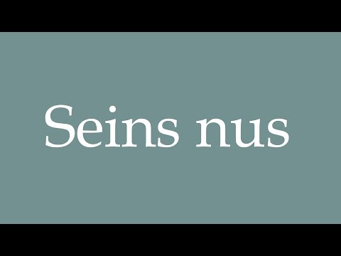 How to Pronounce ''Seins nus'' (Bare breasts) Correctly in French