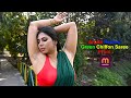 Beautiful Arpita Saha Review Green Shiffon Saree Girl Friend
