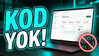 Kod Yazmadan Web Sitesi Yapma! Yapay Zekâ ile Uygulama Oluşturdum 💸