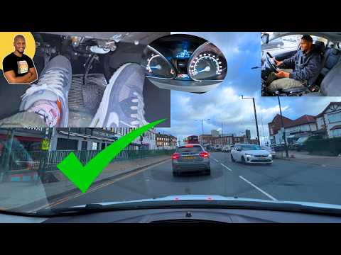 Clutch Control in SLOW Traffic On A HILL and Dual Carriageway