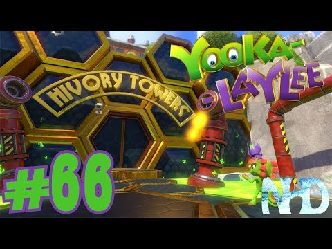 Let's Play Yooka-Laylee (pt66) Hivory Towers - Overworld Pagies
