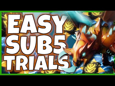 Dauntless Kharabak trials - EASIEST sub 5 build and guide