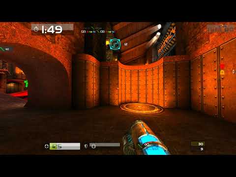 Quake Live: Instagib Nightmare bot railgun practice. 퀘이크 라이브 레일건 연습.