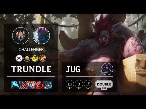 Trundle Jungle vs Elise - KR Challenger Patch 11.15