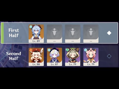 2.3 Spiral Abyss, Solo Ganyu & Short Squad - (Floor 12, 9★)