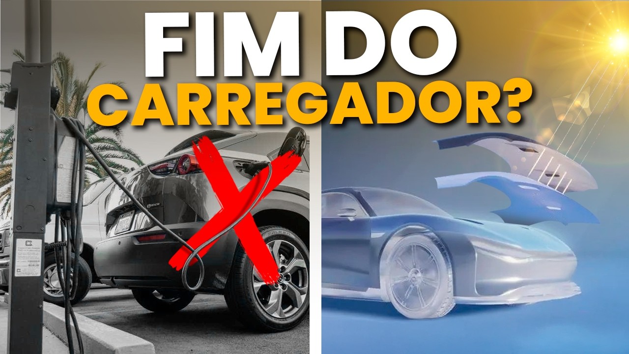 TINTA SOLAR vai mudar tudo nos CARROS ELÉTRICOS: 20 mil km só com sol!