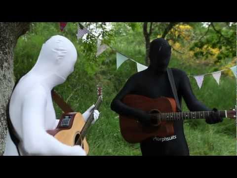 Frightened Rabbit [Scott Hutchison & Louis Abbott] in LYCRA // Swim Until You Can't See Land