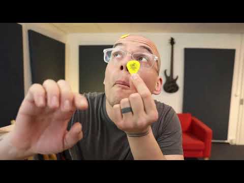 E-Bass String Skipping mit dem Plektrum