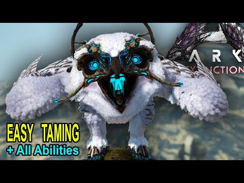 Ark HOW TO TAME SNOW OWL!! All Abilities Showcase!! Ark Survival Evolved Extinction Snow Owl Taming