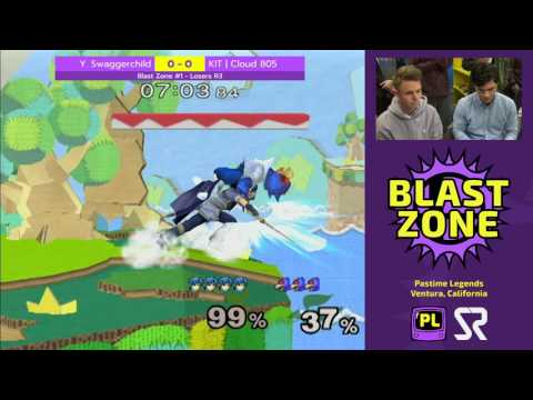 BZ1 - Youthful Swaggerchild (Marth) vs. KIT | Cloud 805 (Falco) - SSBM Losers R3 - Smash Melee
