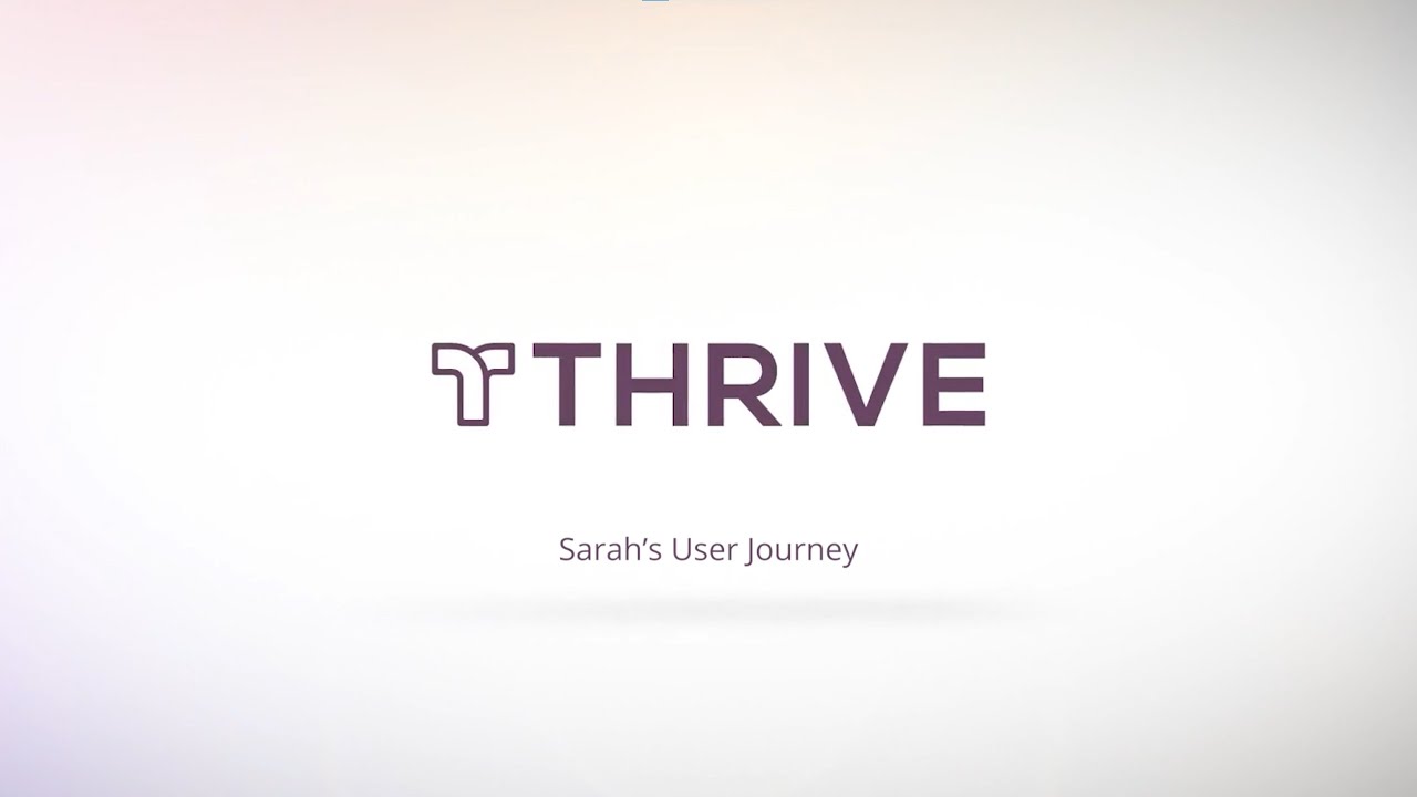 Thrive User Journey