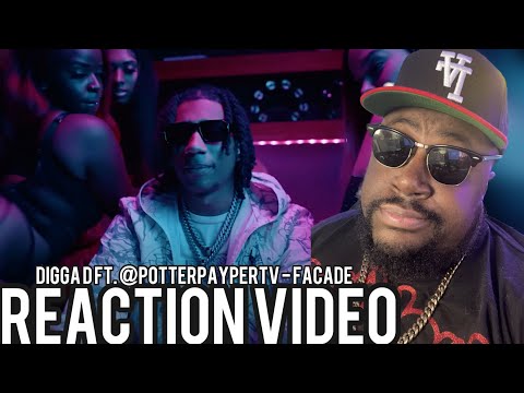 Digga D ft. @PotterPayperTV - Facade (Official Video) REACTION !!!