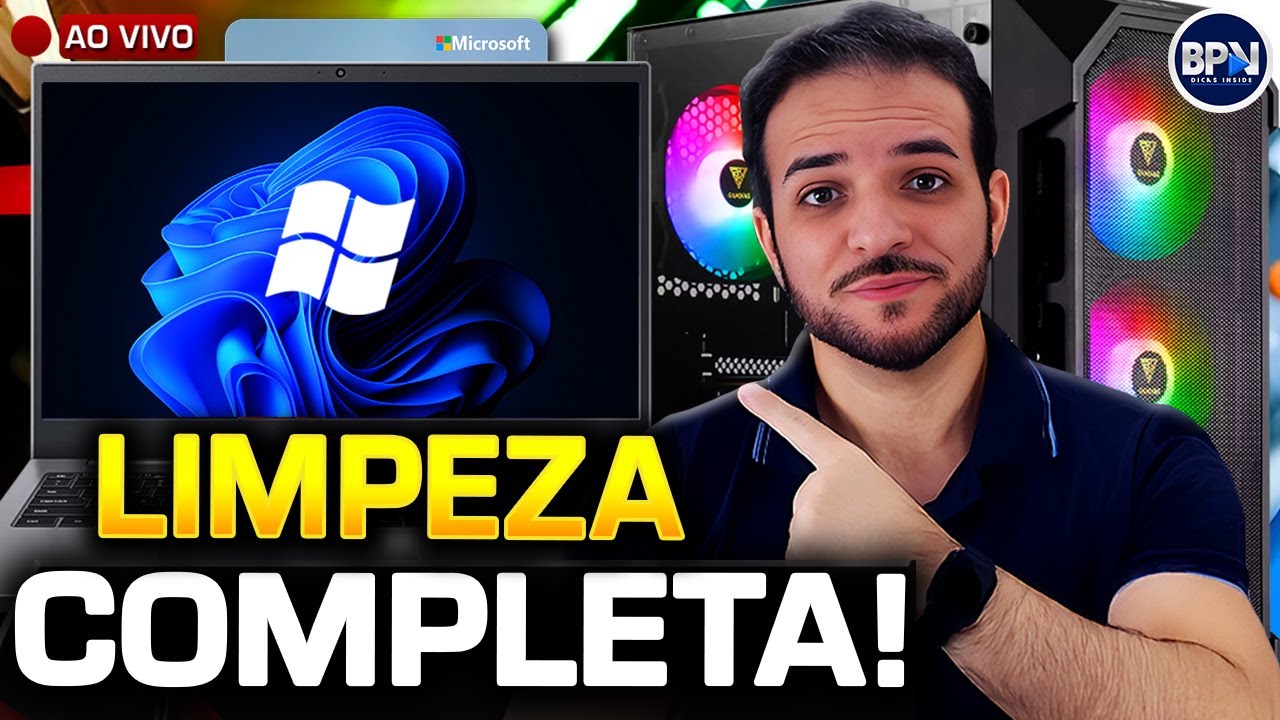 Como fazer uma LIMPEZA COMPLETA no Windows da Forma Correta!