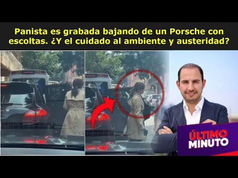 Lilly Téllez es grabada bajando de un deportivo con escoltas. ¿Y el medio ambiente y austeridad?