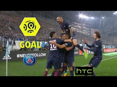 Goal MARQUINHOS (6') / Olympique de Marseille - Paris Saint-Germain (1-5)/ 2016-17