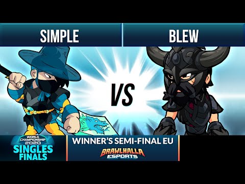Simple vs Blew - Winner's Semi-Final - Brawlhalla World Championship 2020 - 1v1 EU