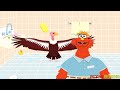 Murray Cleans Up Zoo Animal Wash Condor Sesame Street Retro Gaming
