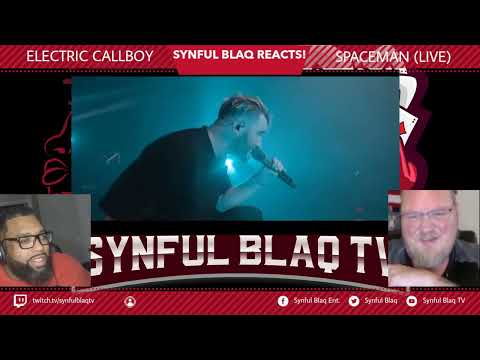 Grade A Performers! Synful Blaq Reacts  - Electric Callboy  - Spaceman Live