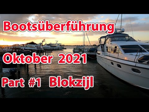 Saisonende 2021 - Part #1- Bootsfahrt bis Blokzijl - von De Klink zum Winterlager nach Friesland