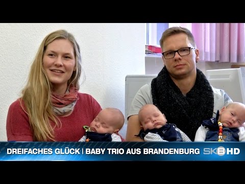 DREIFACHES GLÜCK - BABY TRIO AUS BRANDENBURG