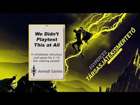 #426. Kaotikus prototípus | Egyperces társasjátékismertető - Game-Obscura