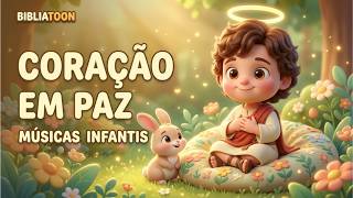 Playlist Gospel Infantil 🎵 Música Cristã Infantil para Um Coração em Paz | BIBLIATOON