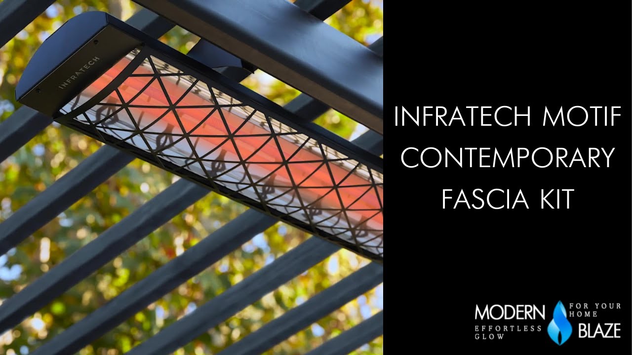 Infratech Motif Contemporary Decorative Fascia Kit — Modern Blaze