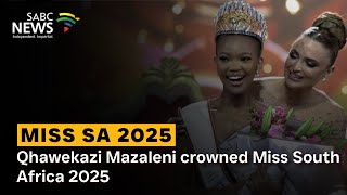 Download lagu Qhawekazi Mazaleni crowned Miss South Africa 2025 mp3