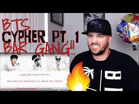 BAR GANG!! BTS - Cypher Pt. 1 | (Color Coded Lyrics) REACTION
