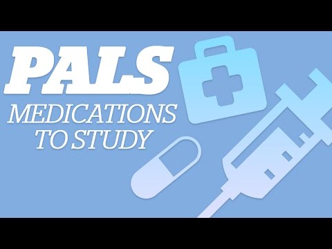 PALS Medications to Study: Online printable flashcards for PALS Certification Exam