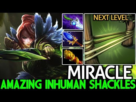 Miracle- [Windranger] Amazing Inhuman Shackles What a Play 7.22 Dota 2